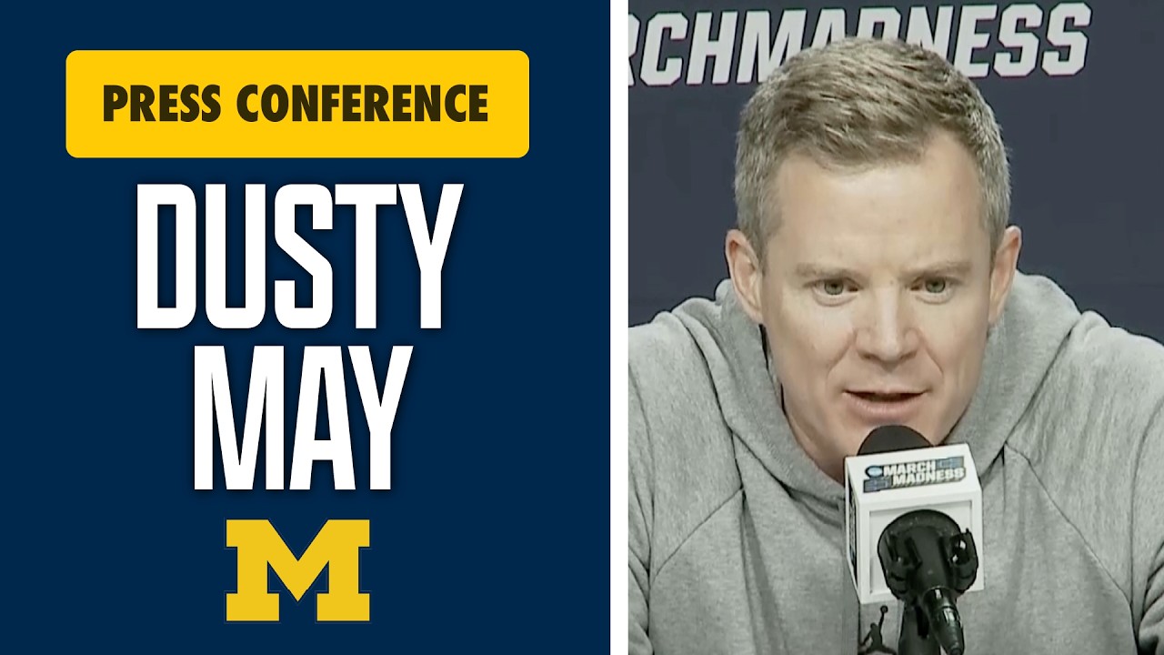 Michigan Head Coach Dusty May press conference ahead of Saint Louis matchup on Saturday I #goblue