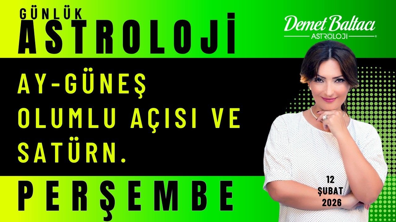 12 Şubat Perşembe Burçlar 👉 Astroloji öğren: Satürn Döngüsü Nedir? ⭐ #astrolojieğitimi #satürn