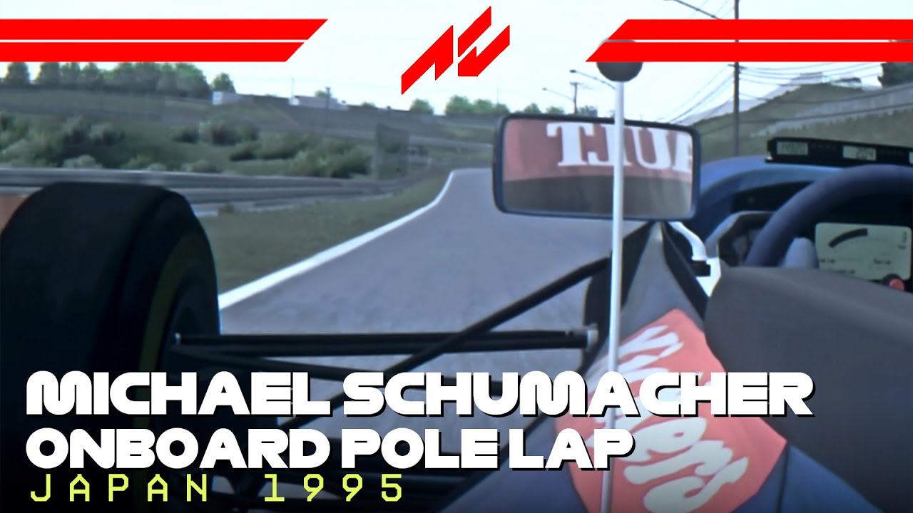 Michael Schumacher's Pole Lap at Suzuka | 1995 Japanese Grand Prix | #assettocorsa