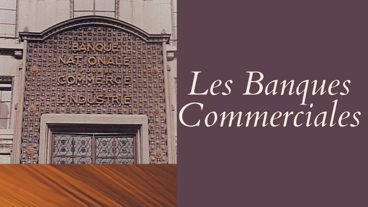 Les Banques Commerciales : leur r&ocirc;le dans l'&Eacute;conomie