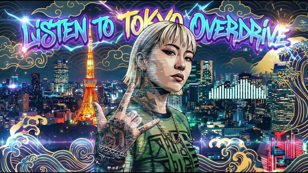 【和風×HIPHOP】 TOKYO OVERDRIVE / NEO JIPANG (Cyberpunk Japanese Hip Hop / Shamisen & Bass)
