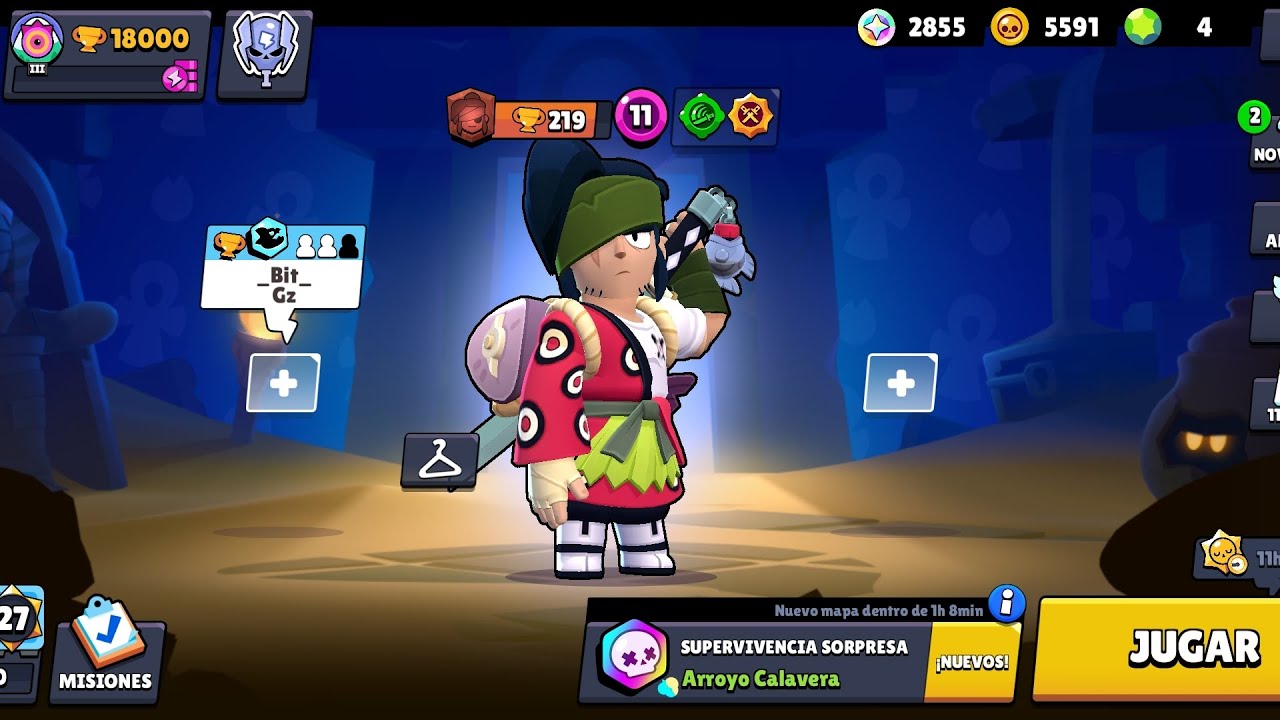 Unas partidas de Brawl stars 