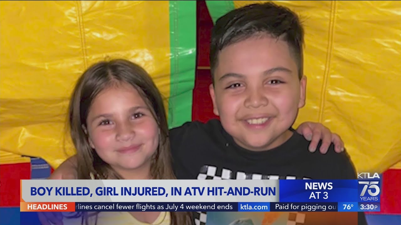 Boy killed, girl injured in ATV hit-and-run
