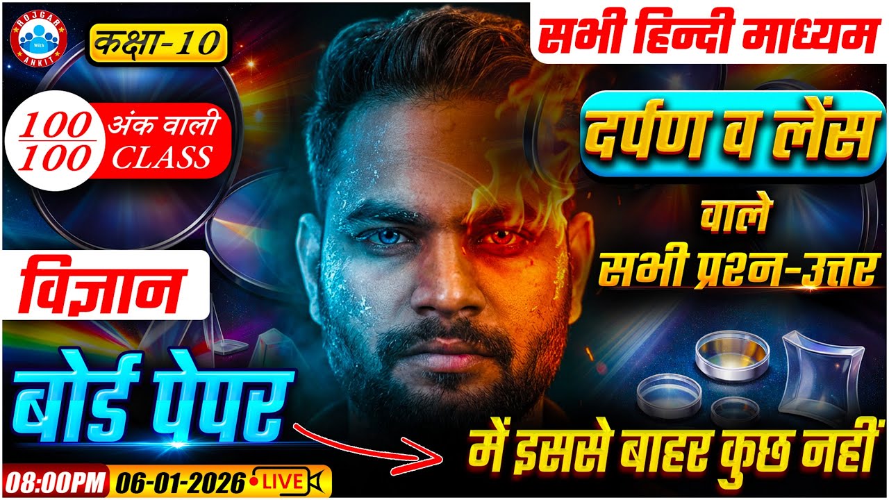 Class 10 Physics Mirror & Lens | 10th Science Imp Questions | Science By Bunty Sir