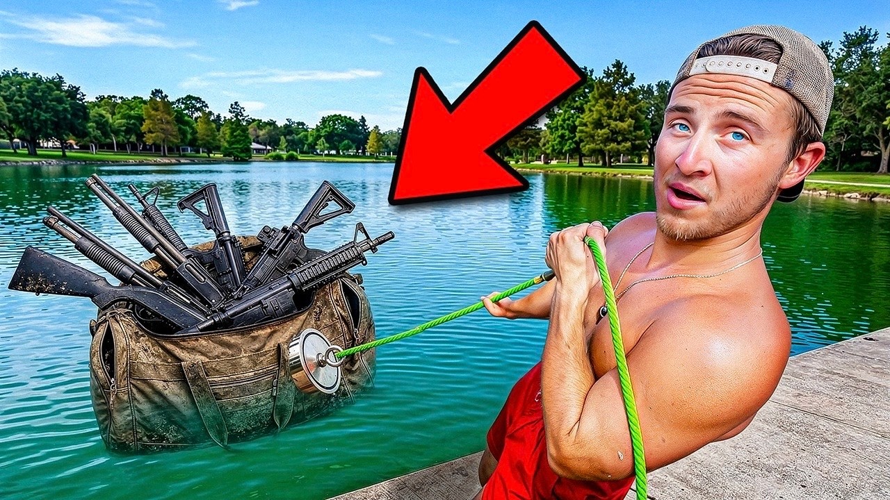 We Pulled a Duffle Bag From the River&hellip; It Was FULL Of Guns