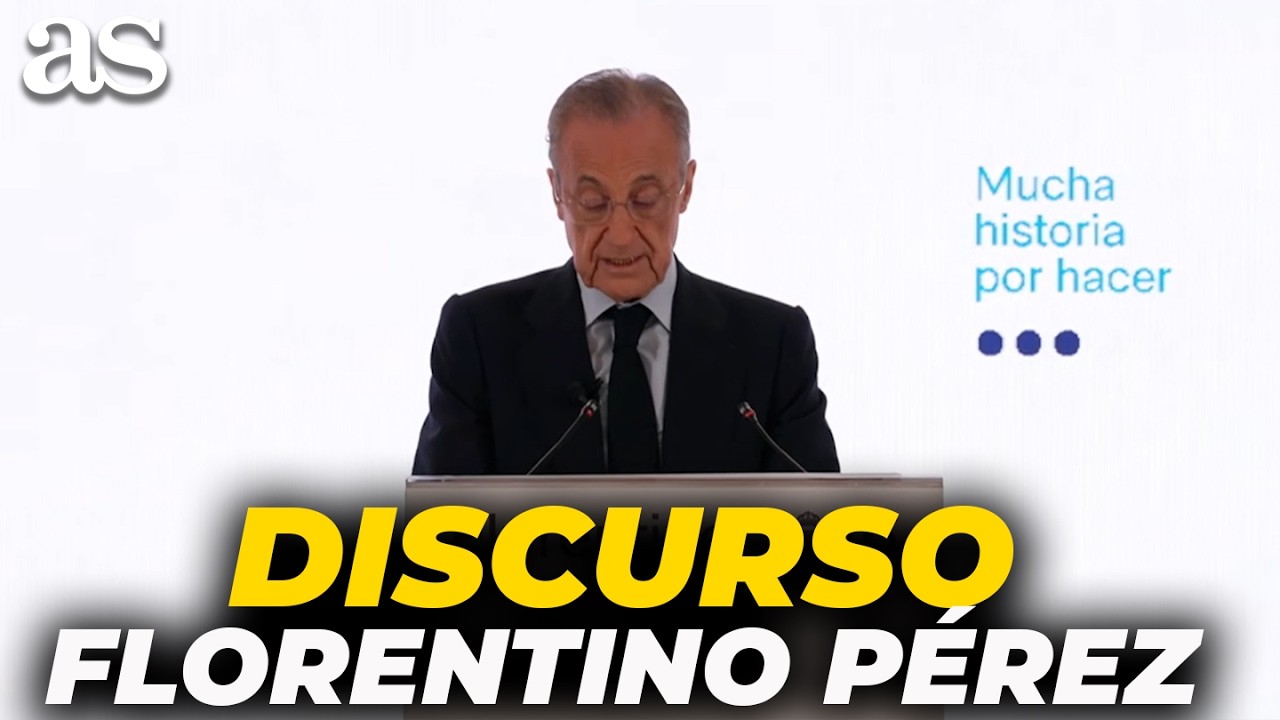 FLORENTINO P&Eacute;REZ | EUF&Oacute;RICO DISCURSO completo tras GANAR las ELECCIONES del REAL MADRID
