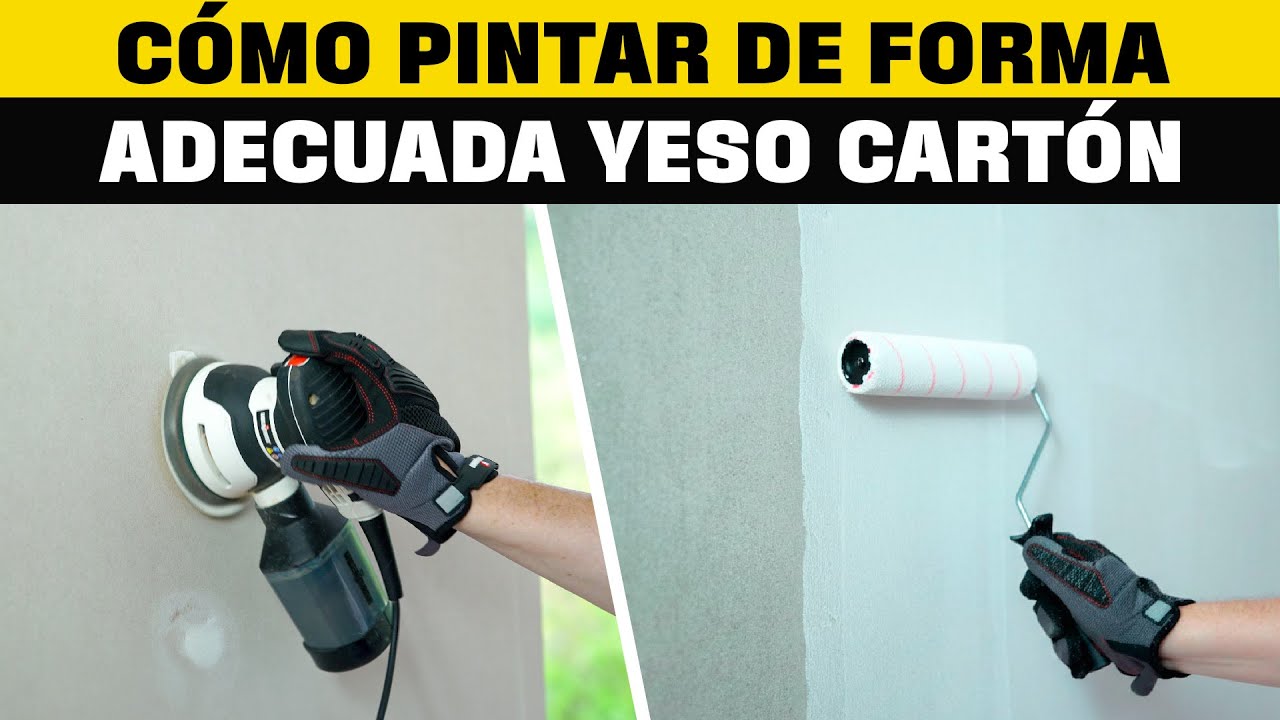Cómo pintar superficies de yeso cartón | Lo Mejor