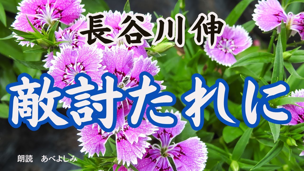 【朗読】長谷川伸「敵討たれに」　　朗読・あべよしみ