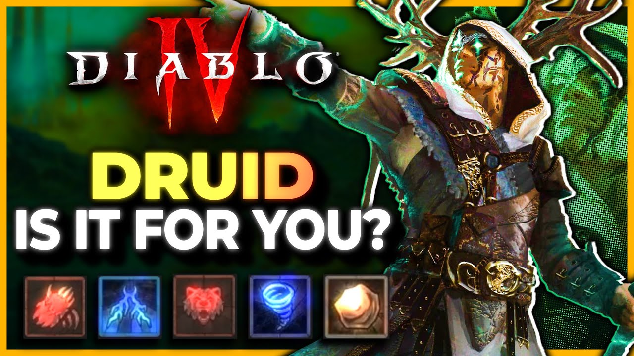 Druid in Diablo 4: FIRST Inside Look | (Skills Showcase, Legendary Aspects, Gameplay)