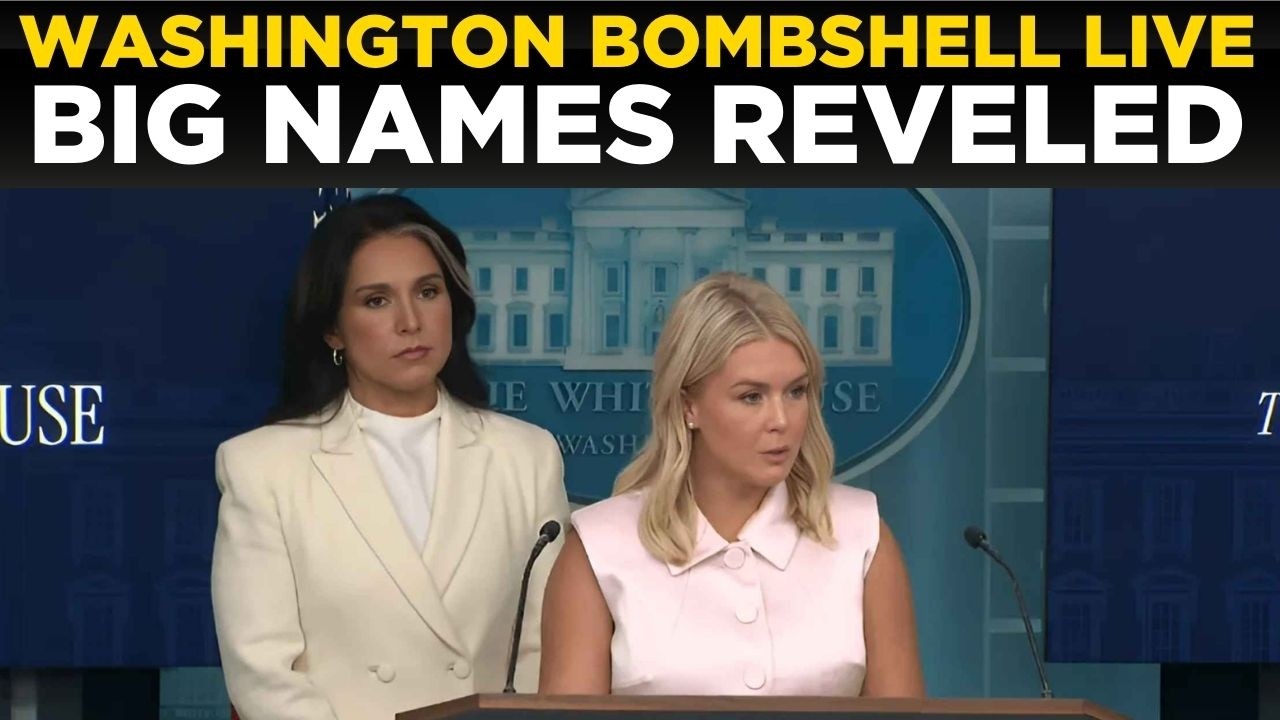 LIVE: Big revelations as Karoline Leavitt, Tulsi Gabbard address reporters | US NEWS