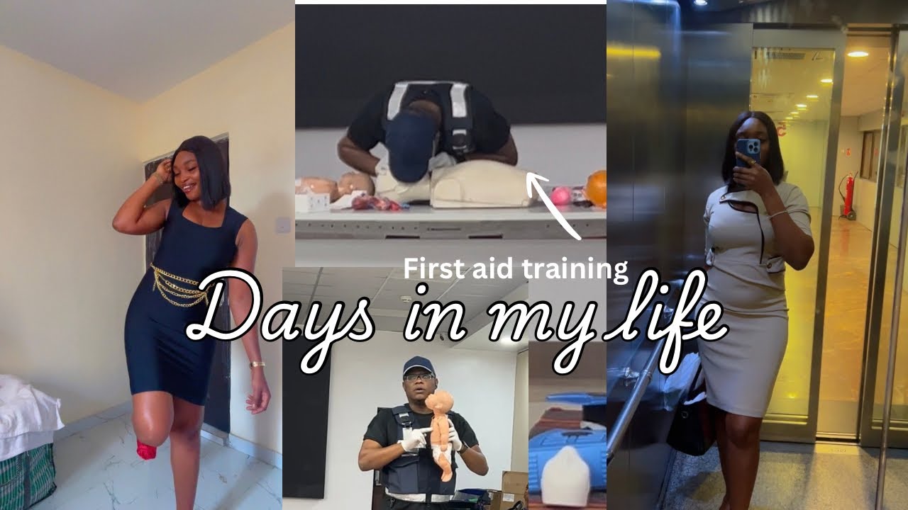 Days In My Life | Living in Lagos | CPR training at the office, random days at the office 