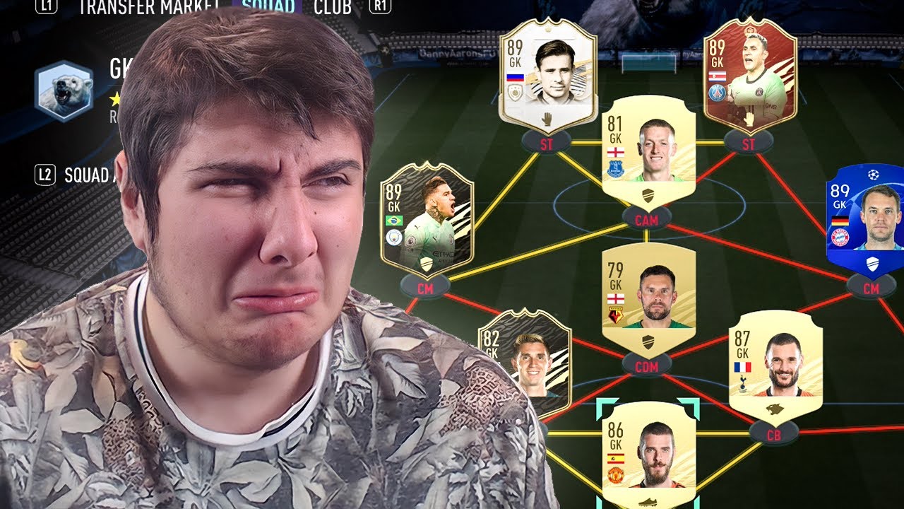Using a FULL GK Team in FUT Champs until I win a game... (FIFA 21)