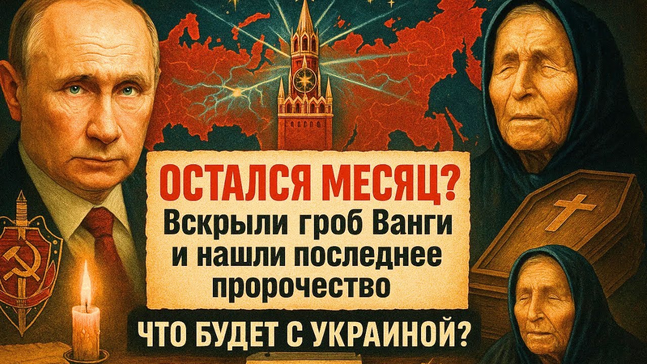 ОСТАЛСЯ МЕСЯЦ? Вскрыли гроб Ванги и нашли последнее пророчество о России и Украине!