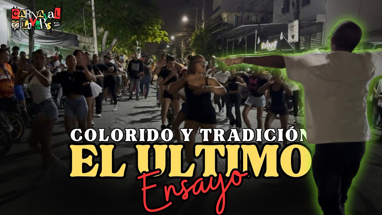 El ÚLTIMO ENSAYO de la comparsa COLORIDO Y TRADICIÓN con LOS ABUSADORES DEL MAMBO