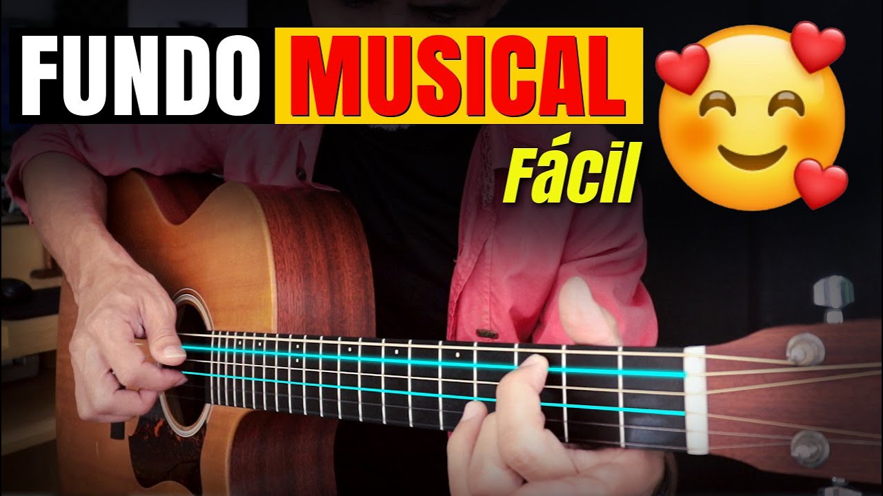 FUNDO MUSICAL FÁCIL E BONITO - 2 Dedos e muita emoção. Aprenda pra tocar no violão😉🎸
