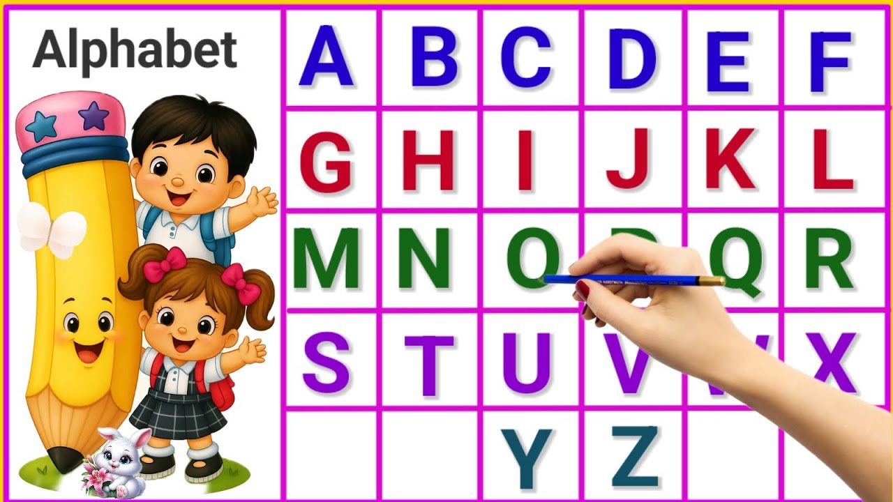 A to Z alphabet learning video for kids। Abcd video। Aafreen learning academy। Abcd song। #education