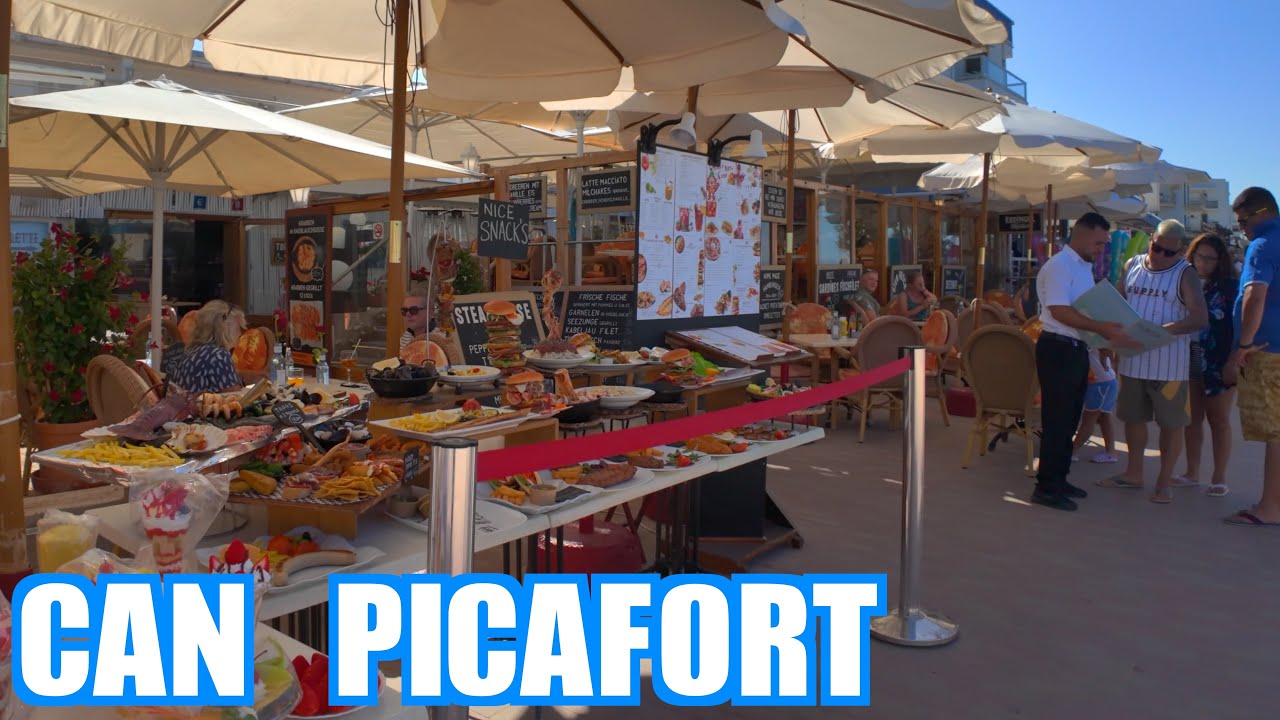 Can Picafort Mallorca 🇪🇸 Walking tour in 4K HDR
