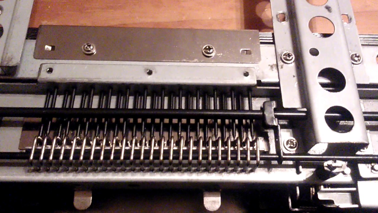 Brother knitting machine punch card reader.