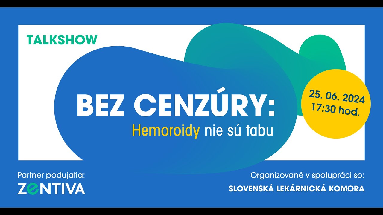 Bez cenzúry: Hemoroidy nie sú tabu