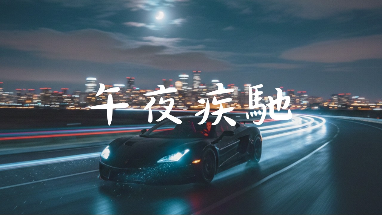 🎧 陪你夜衝的旋律：這條路沒有盡頭，只有節奏｜《午夜疾馳》