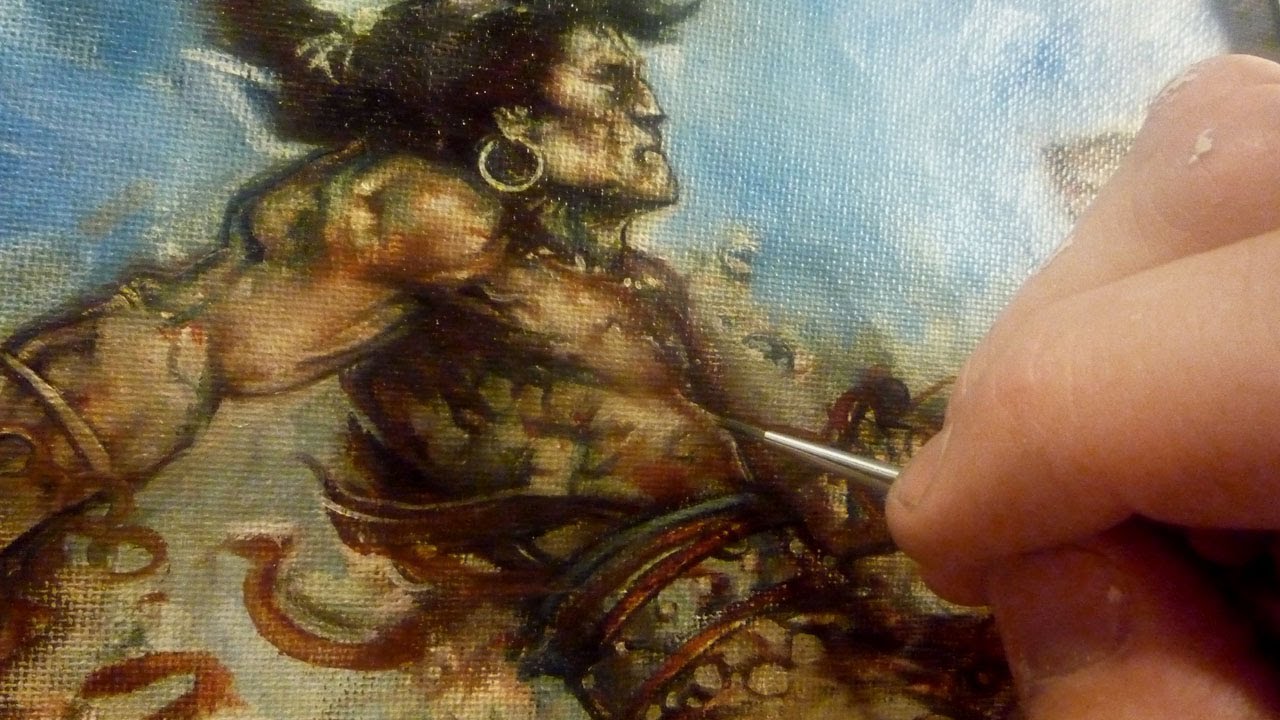 Conan, Fantasy Oil Painting Technique