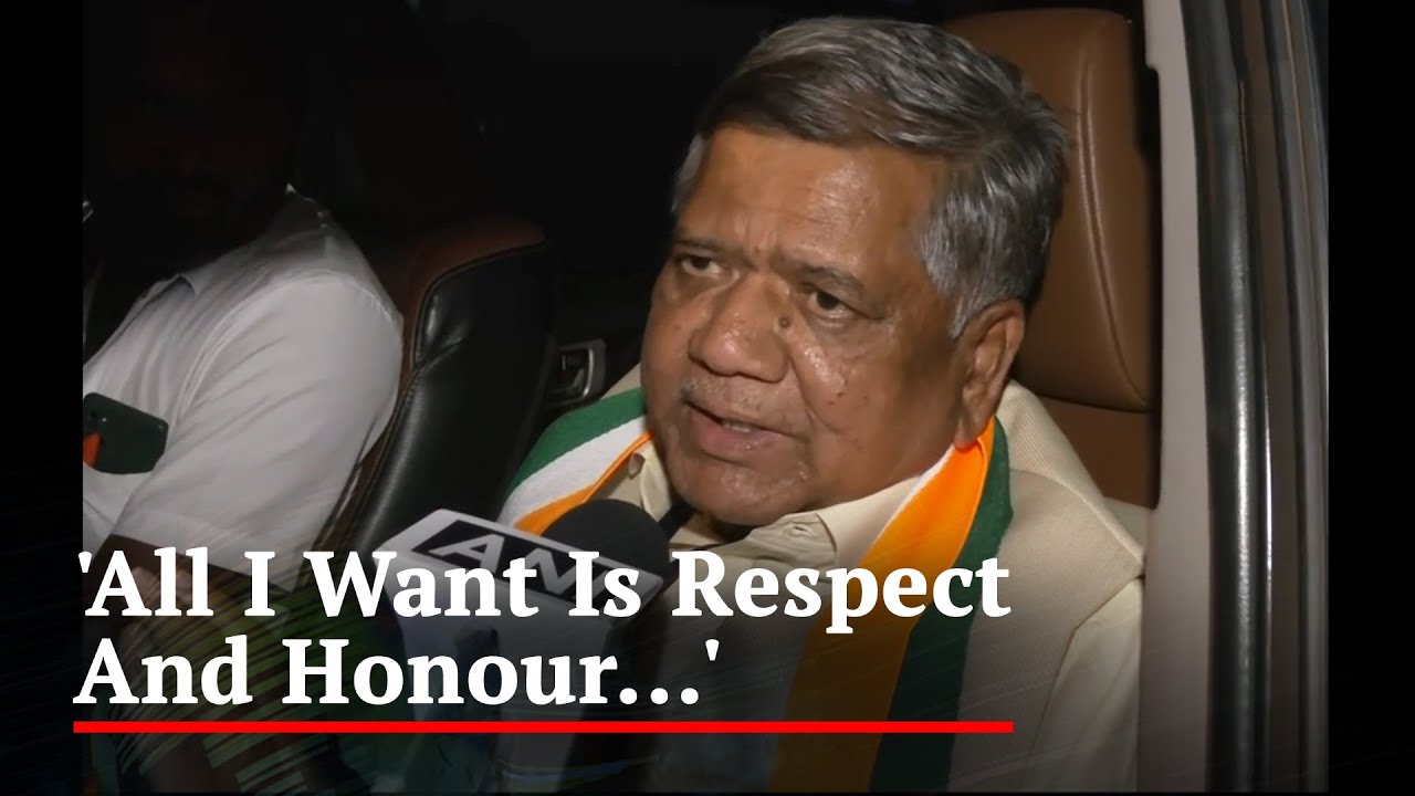 All I Want Is Respect And Honour From Congress, Says Jagadish Shettar