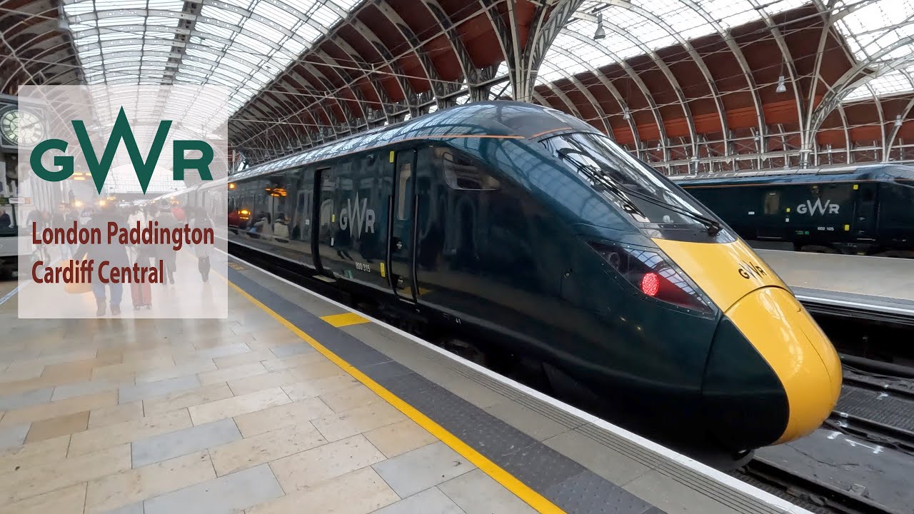 London Paddington to Cardiff Central with Great Western Railway (GWR)