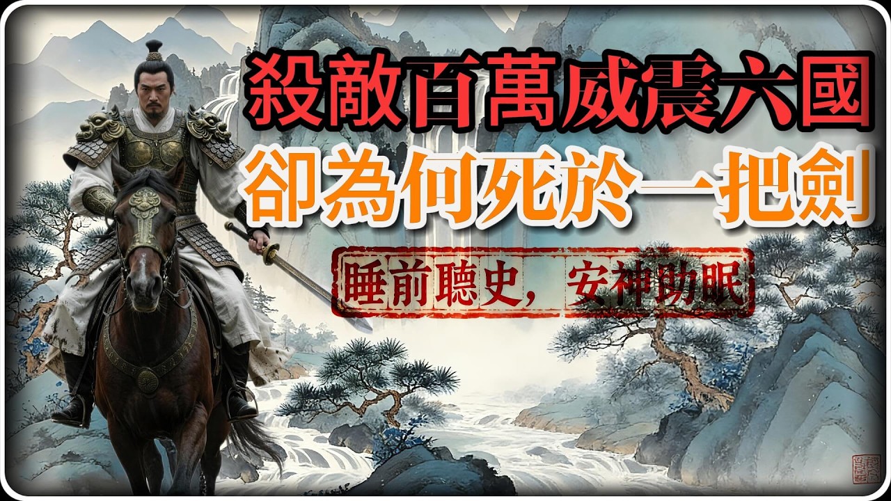 24分鐘聽完 | 一代殺神白起，殺敵百萬威震六國，為何最後被秦昭襄王直接賜死？他到底錯在了哪裏？