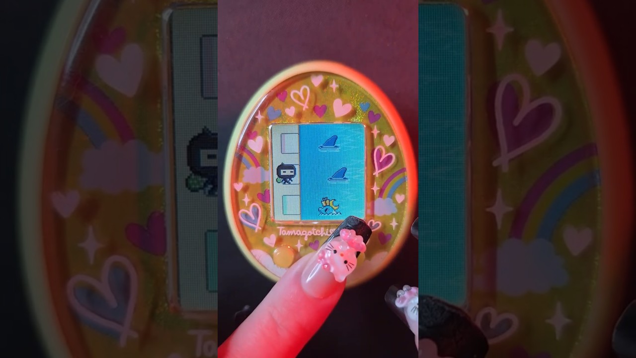 the SURFING GAME on the FAIRY TALE tama meets! #tamagotchi #fairy #asmr #asmrgames #bandai #shorts