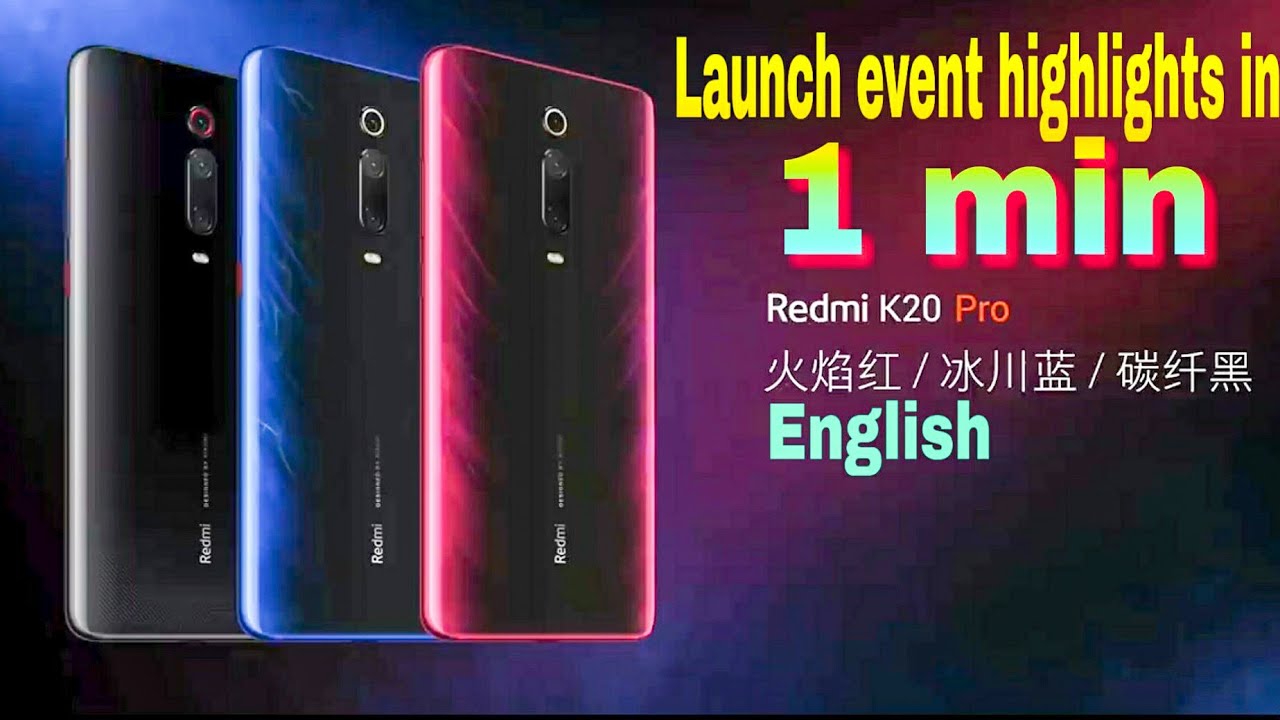 Redmi k20 & k20 pro launch event highlights in 1 min | Tech Merge