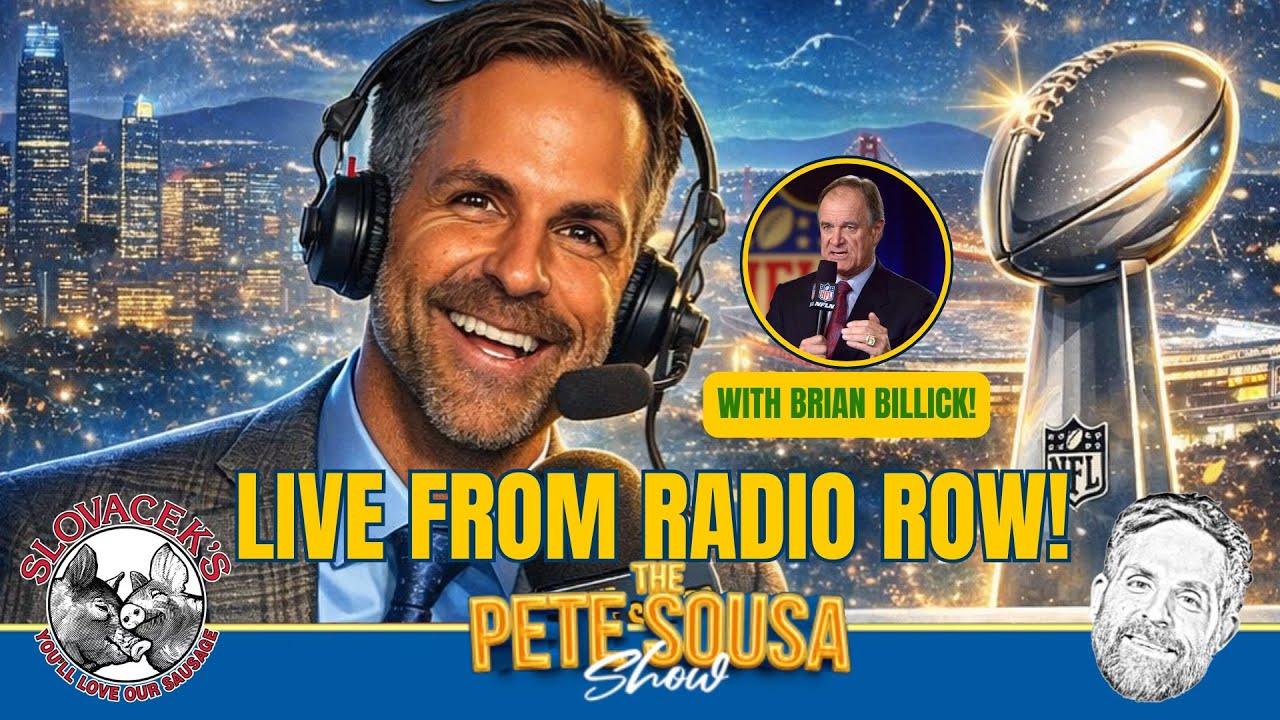 Pete Sousa Show LIVE! Super Bowl Champion Coach Brian Billick Joins From Radio Row in San Francisco!