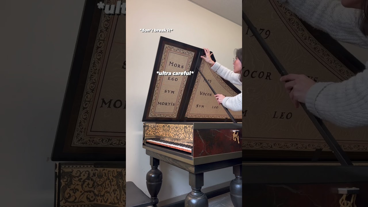 when pianists try the harpsichord for the first time... #shorts #piano