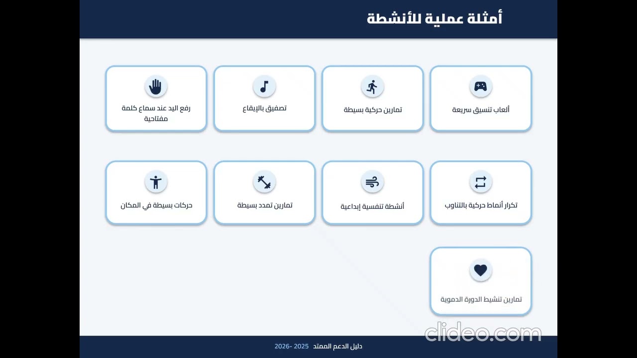 دليل الدعم الممتد 2025 2026