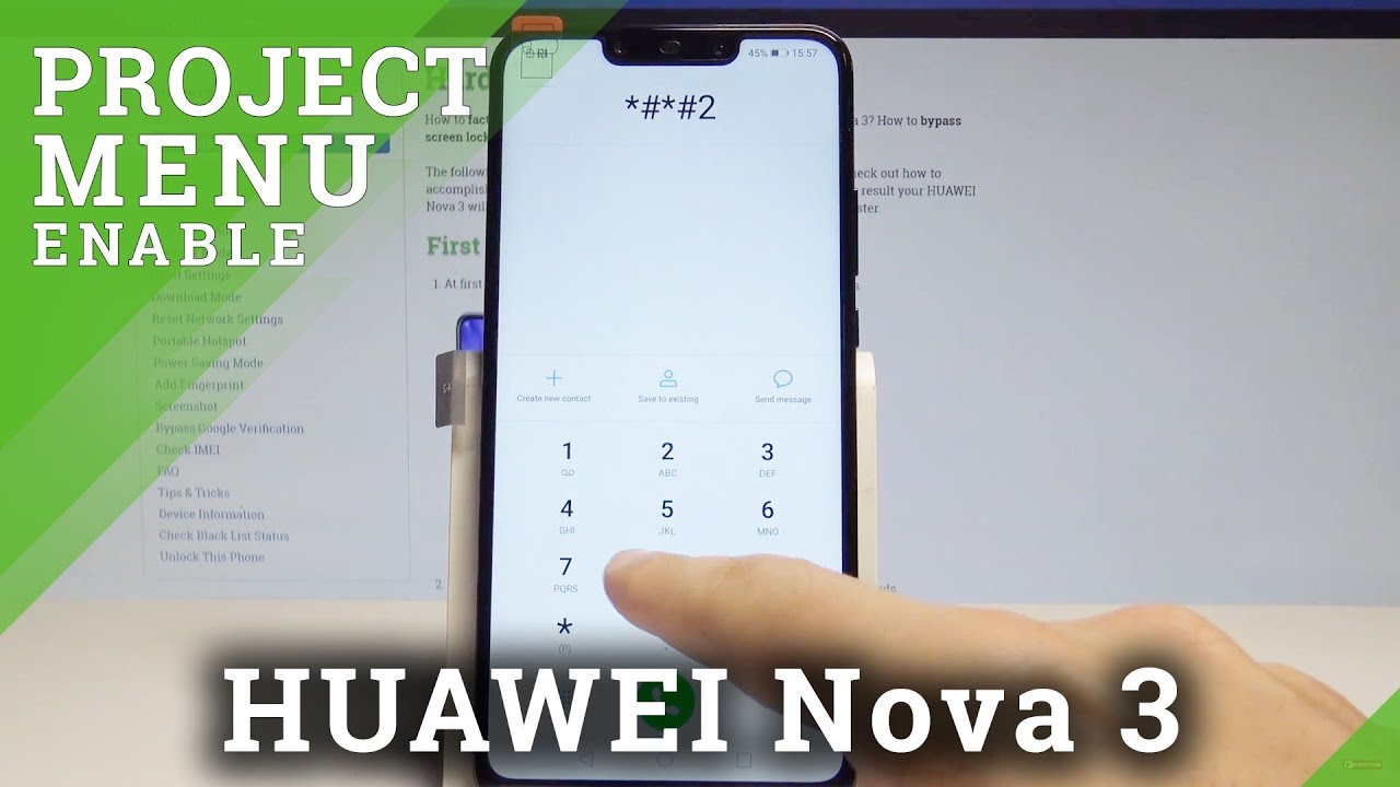 How to Enable Project Mode in HUAWEI Nova 3 - HUAWEI Service Mode / Hidden Mode