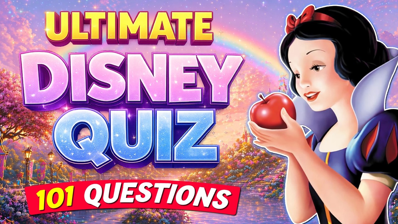 Сможете ли вы пройти этот тест по Диснею? 🏰 101 вопрос