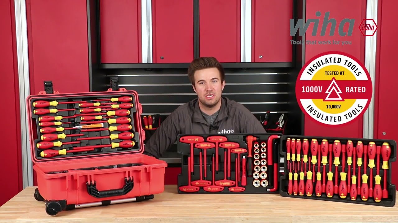 Wiha 32800 Insulated 80-Piece Set in Rolling Case