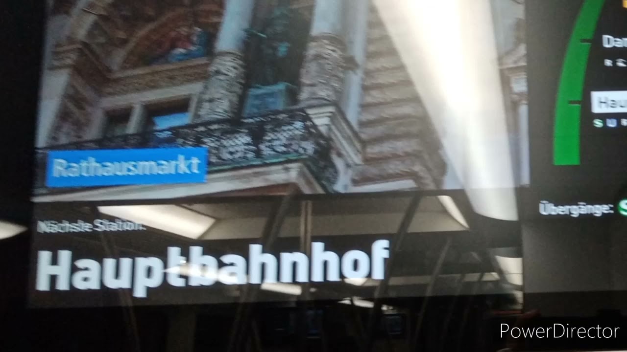 Ansagen aus der S1/S11 durch den Citytunnel Poppenbüttel-Blankenese