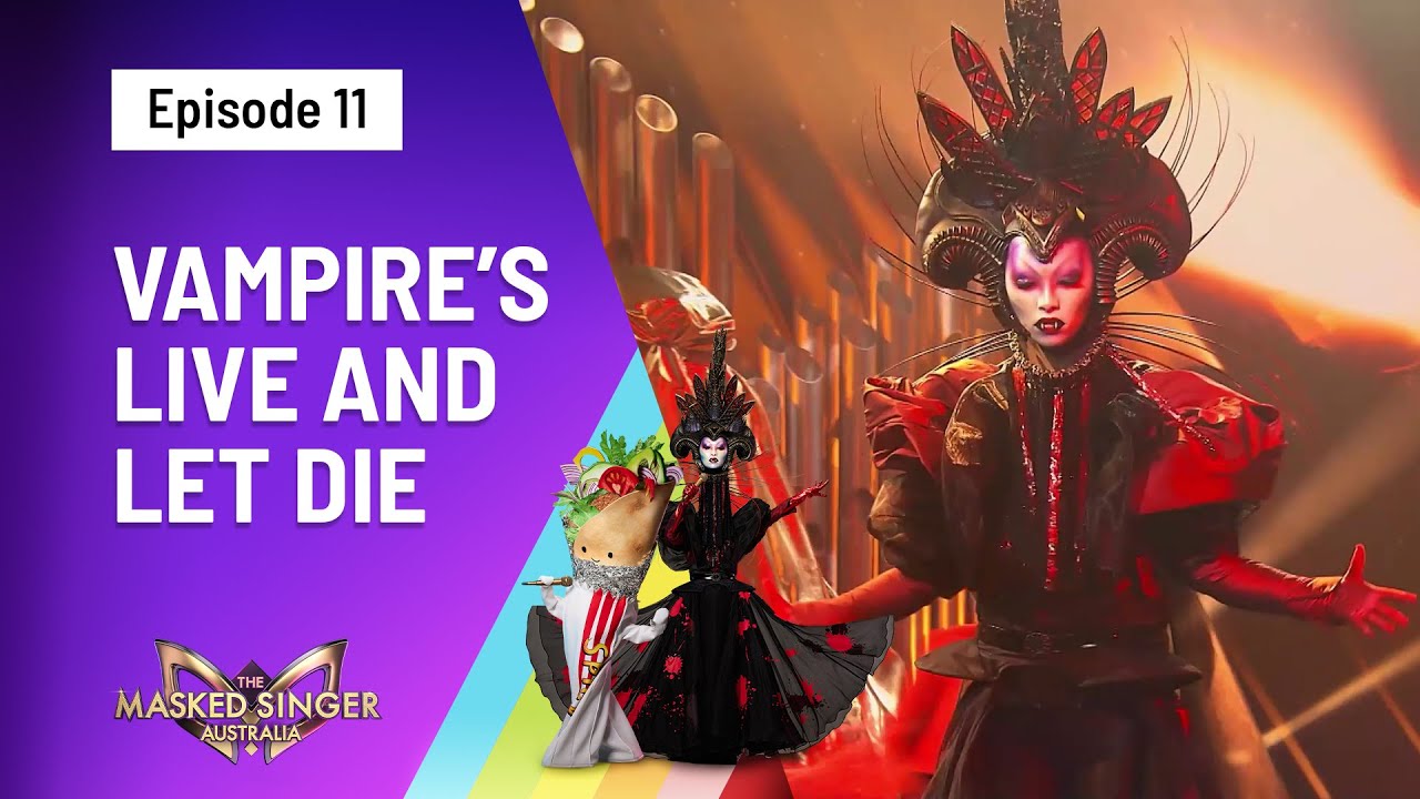 Vampire’s ‘Live and Let Die’ Performance - Season 3 | The Masked Singer Australia | Channel 10