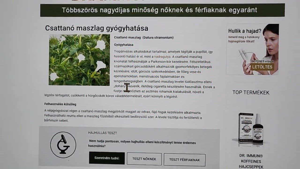 Csattan&oacute; maszlag elmes&eacute;lem hogyan halucin&aacute;ltam tőle mikor te&aacute;t k&eacute;sz&iacute;tettem belőle