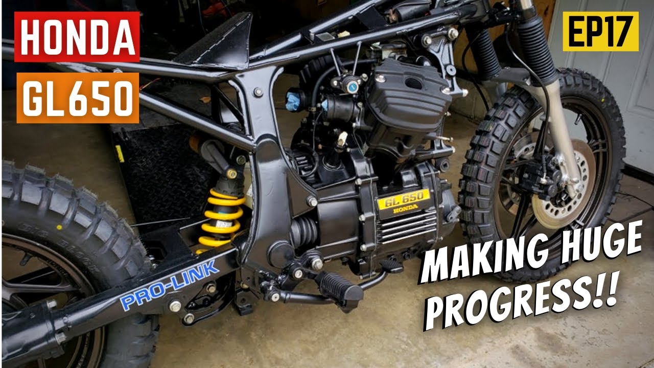 Honda GL650 Build - Making HUGE Progress! - EP17