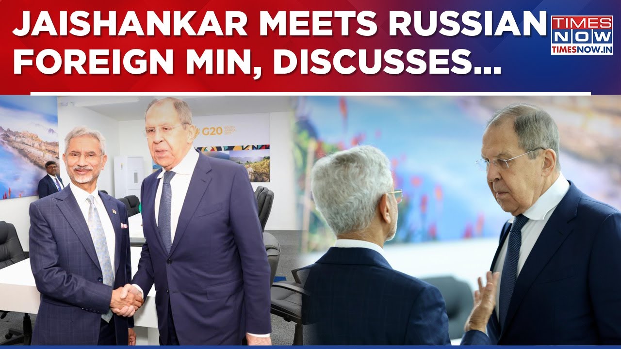 Jaishankar Meets Russian Foreign Min Sergey Lavrov: Ukraine, Riyadh Meeting & India Ties Discussed