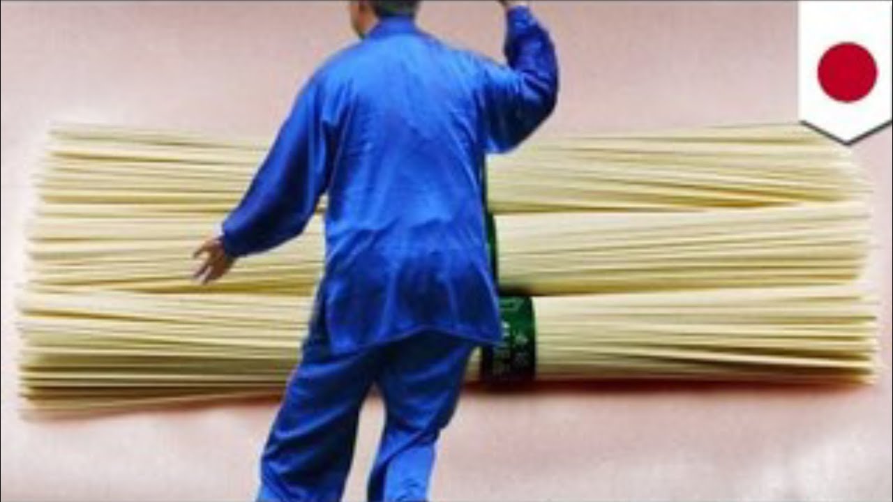 スーパーでウドンやソバなど乾麺145袋折り逮捕