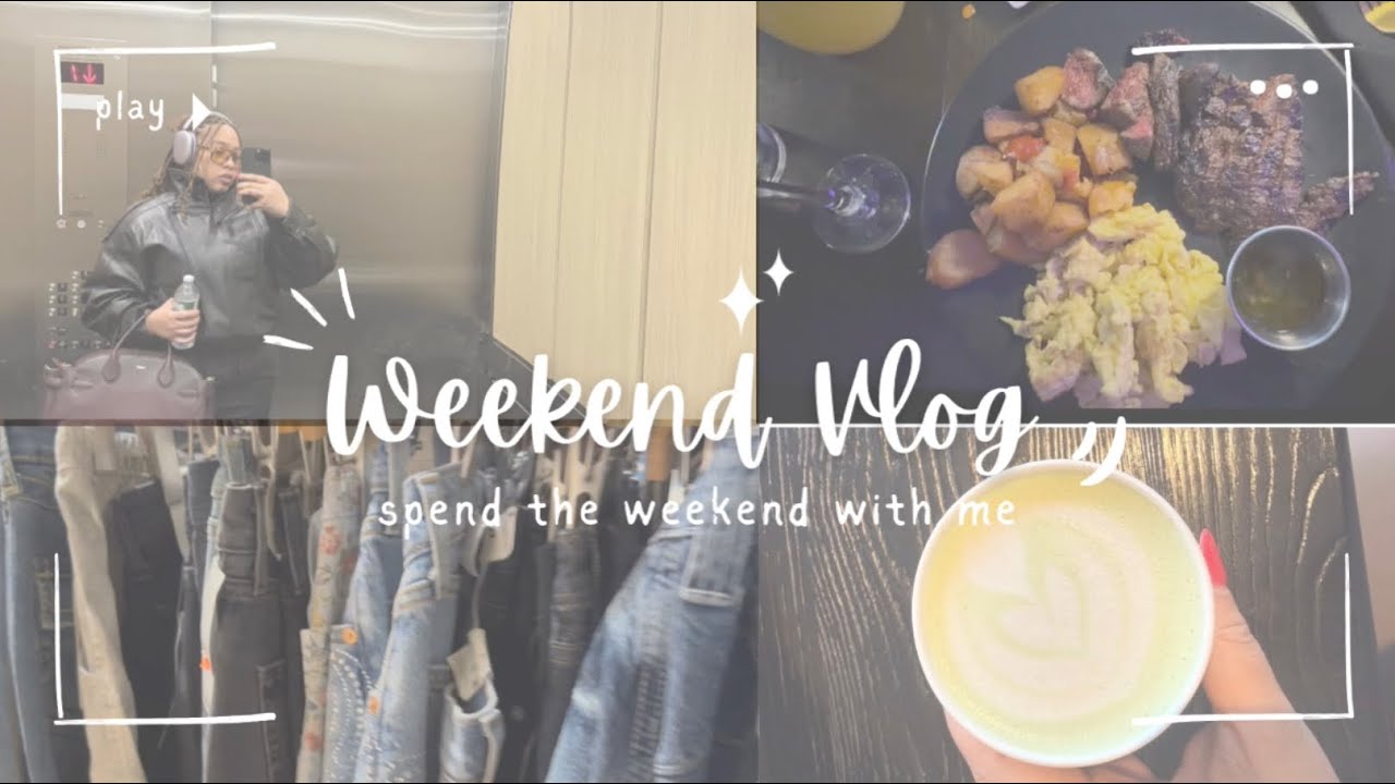 Weekend Vlog| Kid free weekend + Brunch + Shopping + Grocery Haul