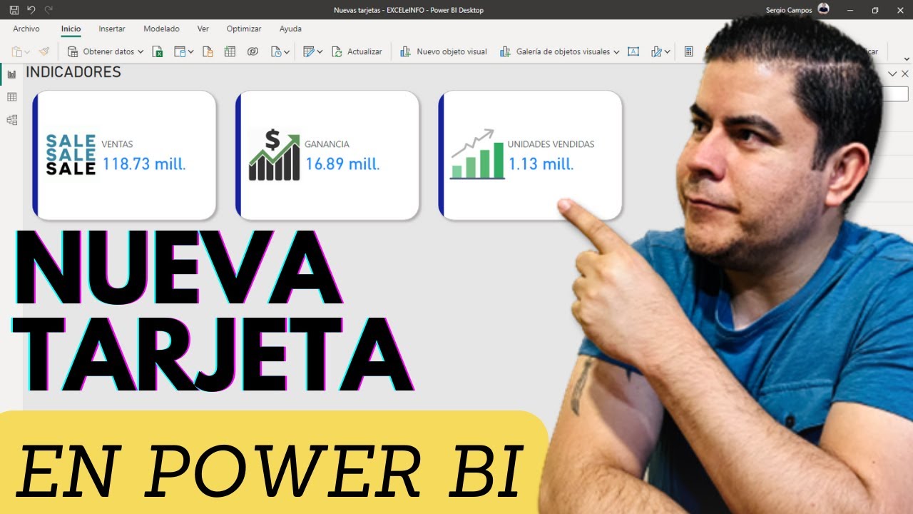 Se libera la NUEVA TARJETA en Power BI con renovado aspecto visual