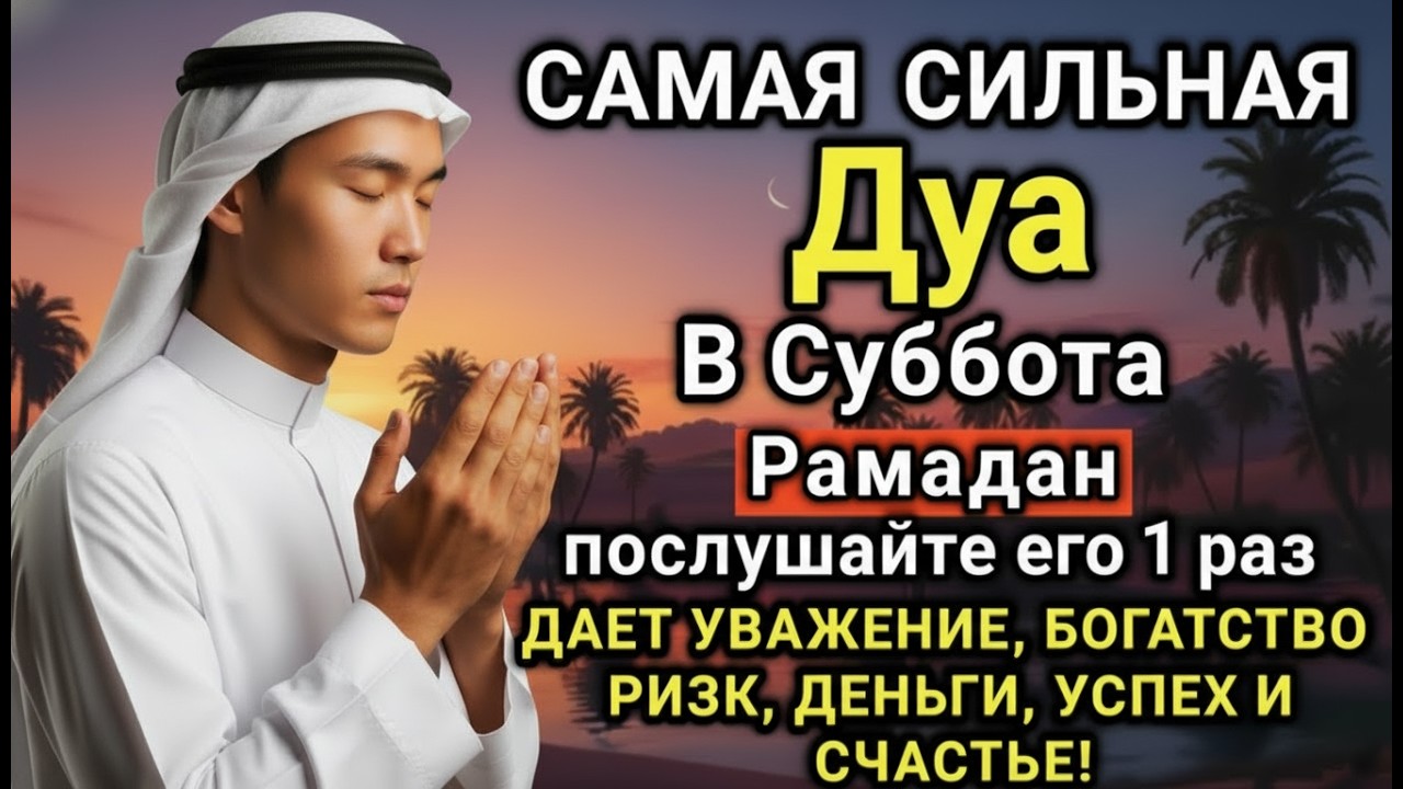 🤲🔑✨ САМАЯ СИЛЬНАЯ Дуа в субботa Рамадан Все желания сбываются! #дуа