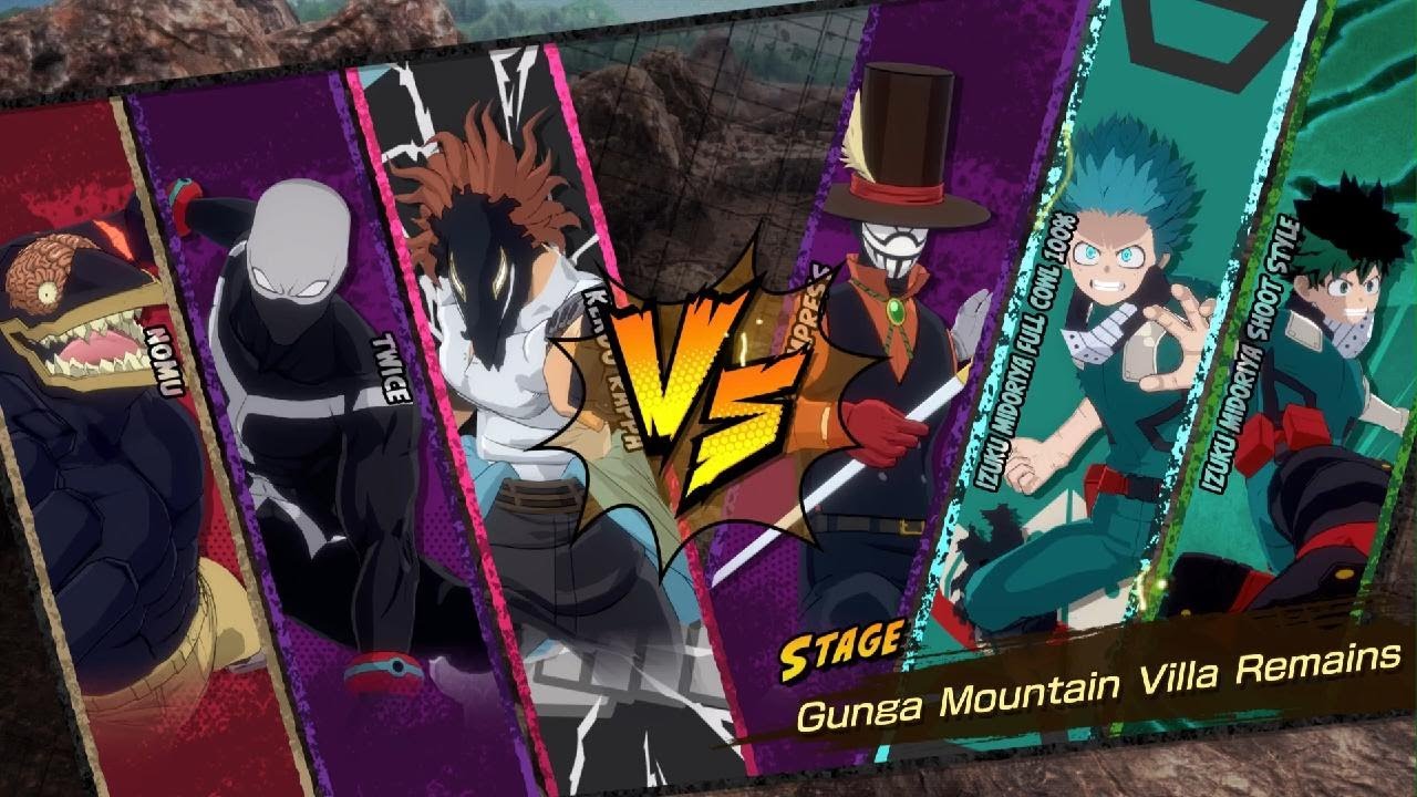 MY HERO ACADEMIA All’s Justice Kendo Twice Nomu vs Mr compress Izuku Izuku