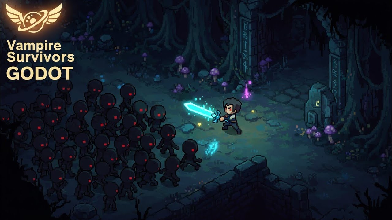 Learn Godot: A Beginner's Guide To Game Development (Learn to build a Vampire Survivor from scratch)