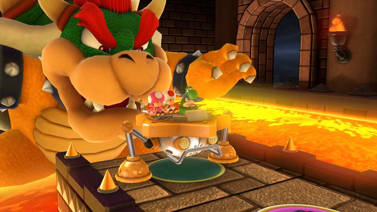 Mario Party 10 Bowser Party #890 Spike, Yoshi, Toad, Toadette Chaos Castle Master Difficulty