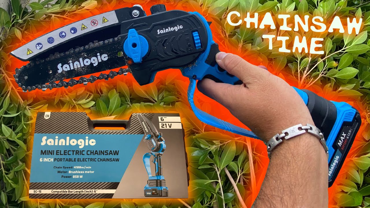 Sainlogic Mini Chainsaw Unboxing & First Impressions