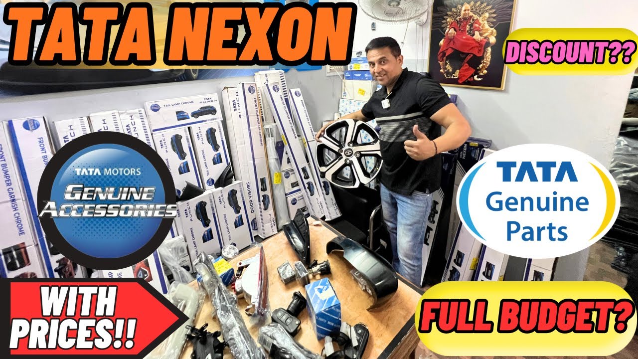 Tata Nexon 2023 All Orignal Parts With Price | Genuine Accessories | Tata Nexon Modified Skycar